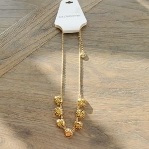 Liz Claiborne gold necklace